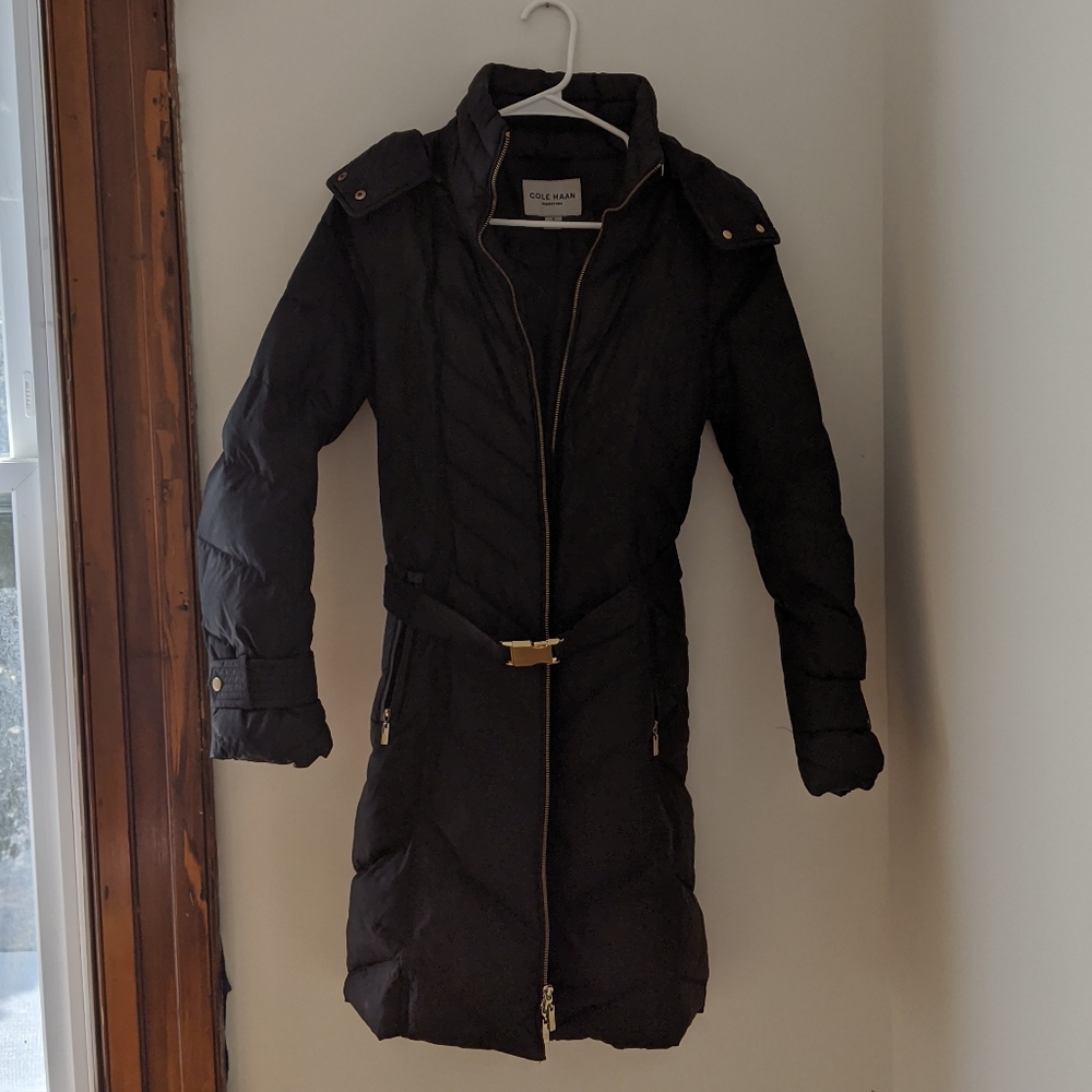 Cole Haan Black Winter  Coat